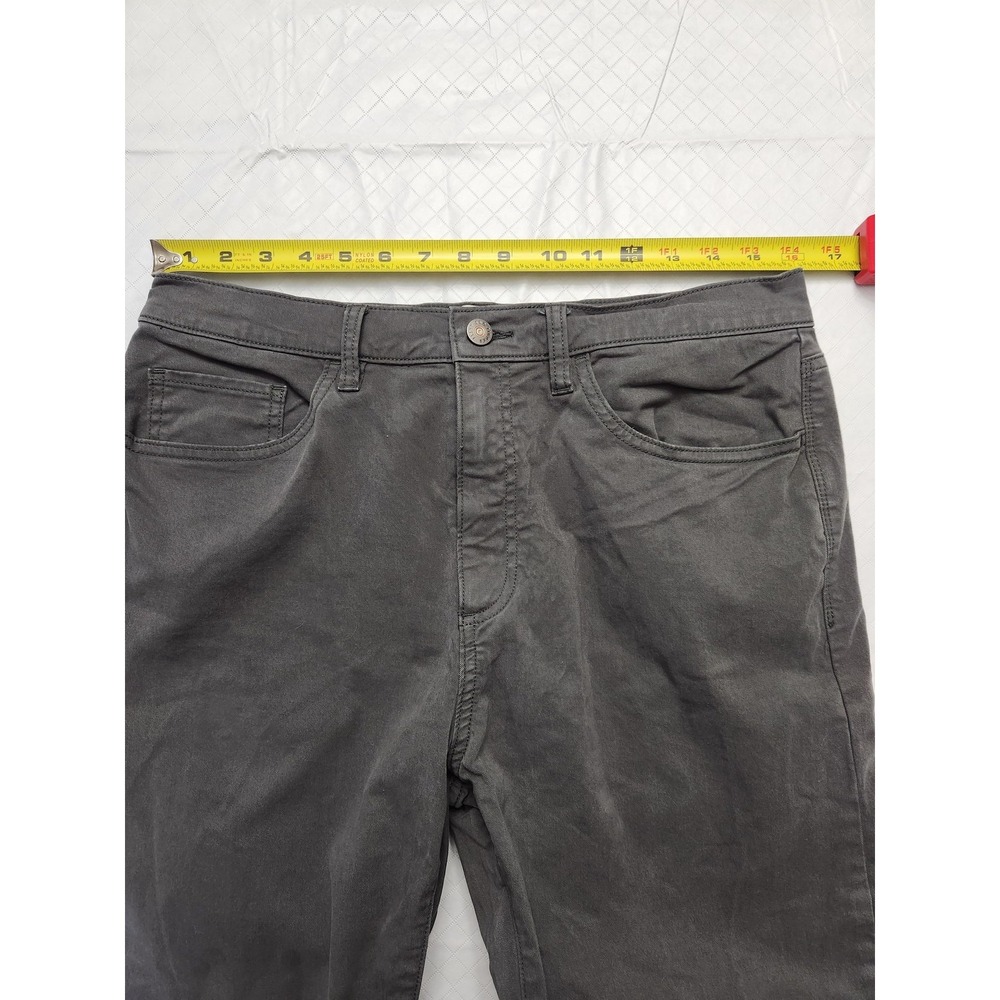 Flint And Tinder Jeans‎ Mens 32x30 Gray Tapered Slim Fit Stretch Denim Pants - Picture 4 of 11